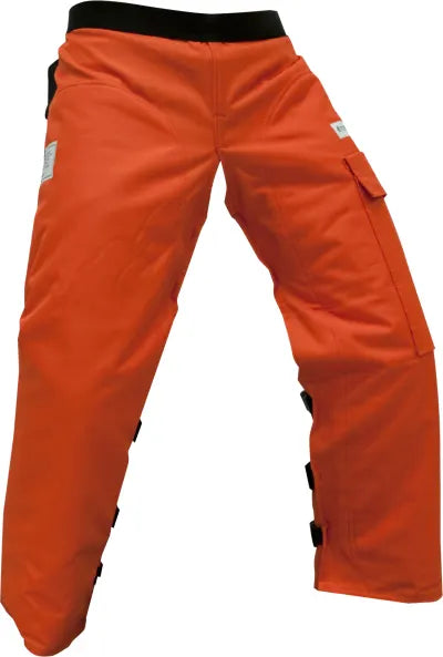 Forester Orange Apron Style Chainsaw Chaps