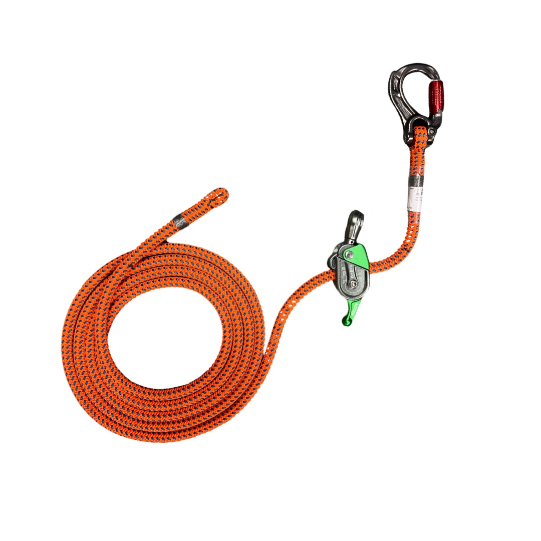 Tachyon HS Lanyard W/ DMM Director Yoke Carabiner & Notch Glide Rope Grab