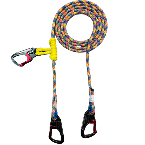 Arbo Space 11.7mm Aspen Static Grizzly Spliced 2 in 1 lanyard 12ft.