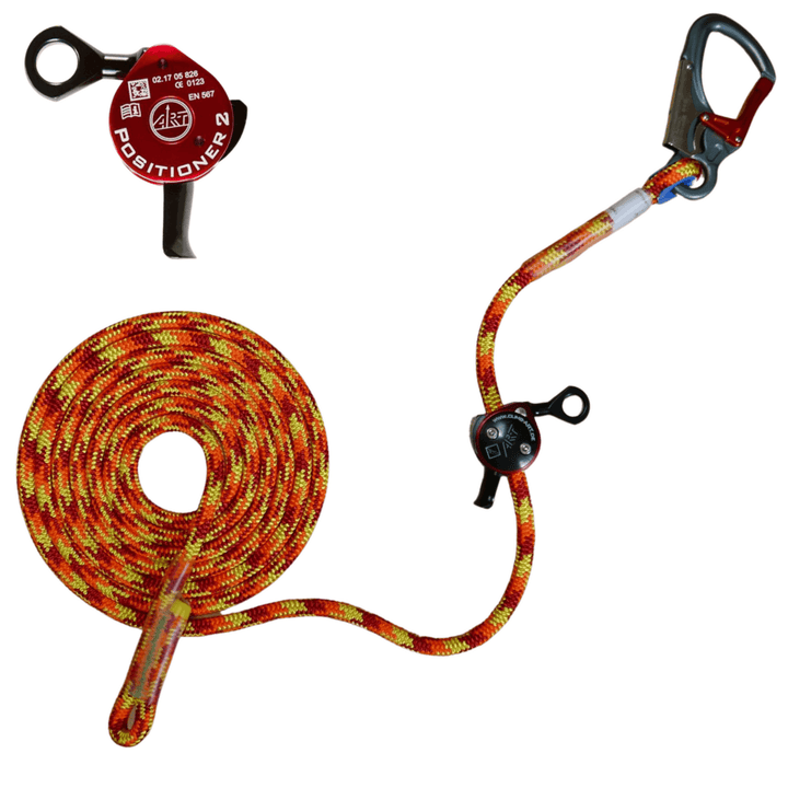 Arbo Space 11.5mm Huracan Static Lanyard With Art Positioner and Double Action Snap Hook