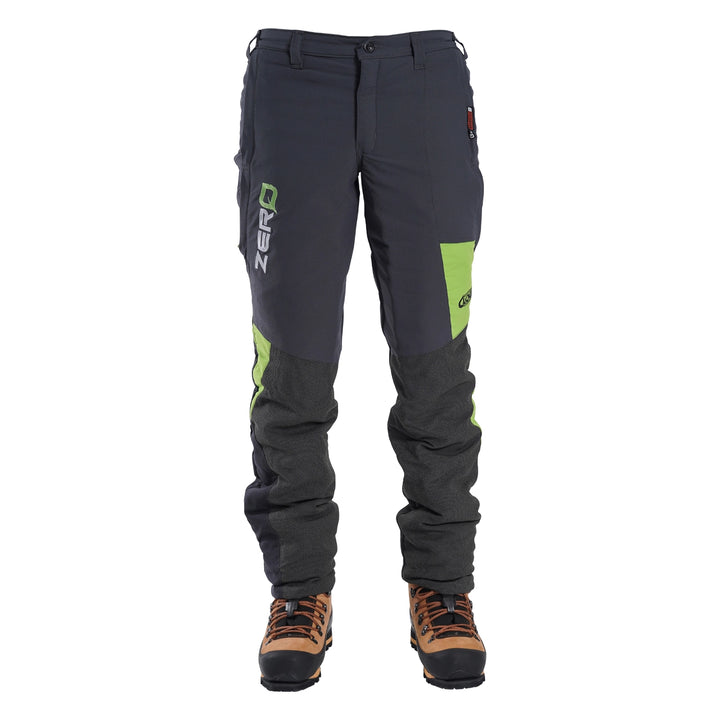 Clogger Zero Gen2 Light and Cool Men's Arborist UL Chainsaw Pants - Grey/Green - Arbo Space