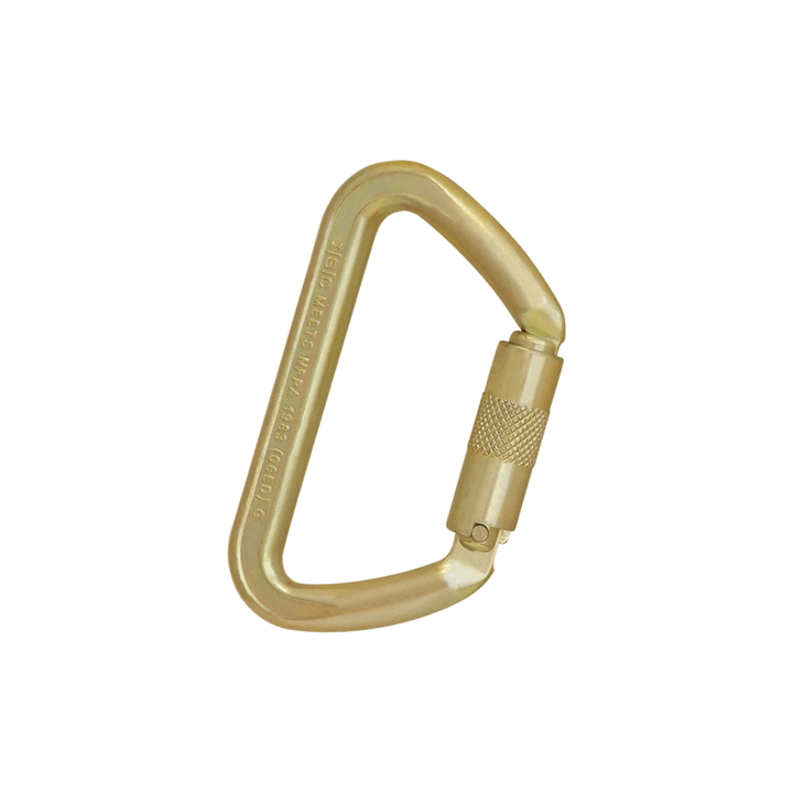 ISC 70kN Steel Small Iron Wizard Large D Supersafe Carabiner
