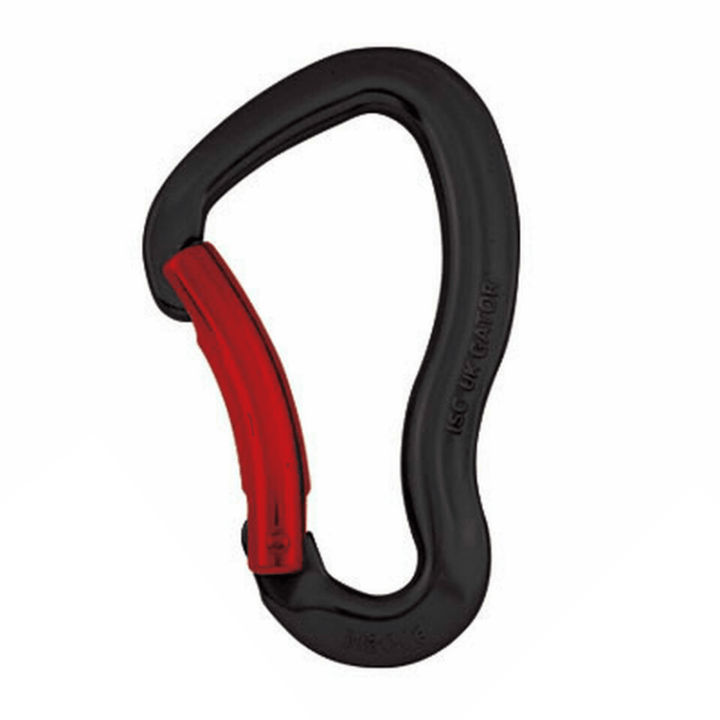 ISC 25kN Aluminum Gator Bent Gate Carabiner