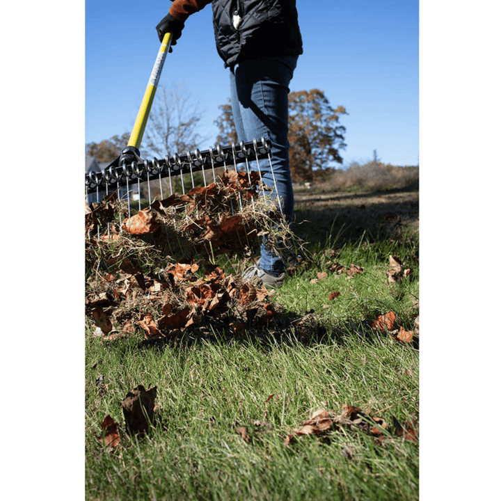 Groundskeeper II 21" Rake with 55" Yellow Handle