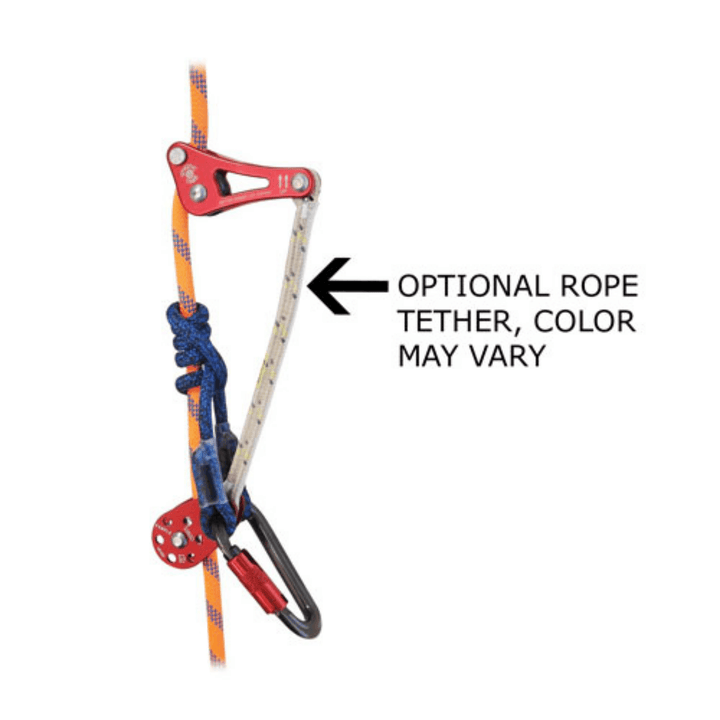 ISC Rope Wrench ZK-2- Aluminum, Red + Grey Wheel