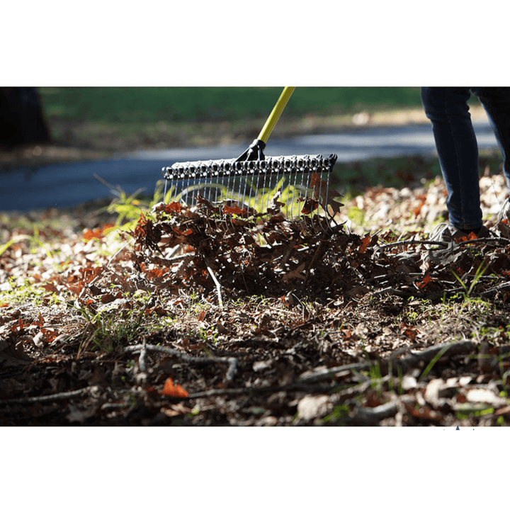Groundskeeper II 21" Rake with 55" Yellow Handle