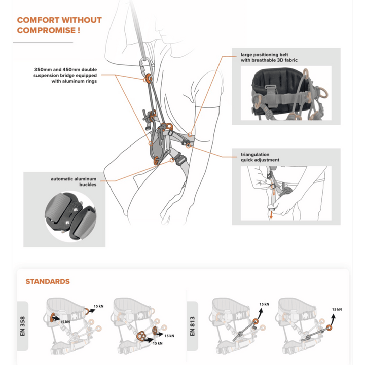 ARB'O CLIMBING HARNESS - Arbo Space